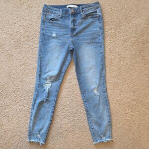Ella Moss Distressed Ankle Jeans Size 29
